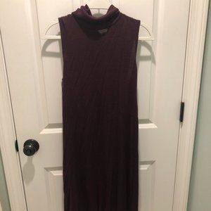 Streetwear Society Purple High Neck Sweater Dress